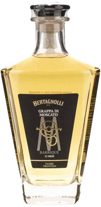 Distilleria Bertagnolli Grappa di Moscato Giallo Barrique 12 Mesi