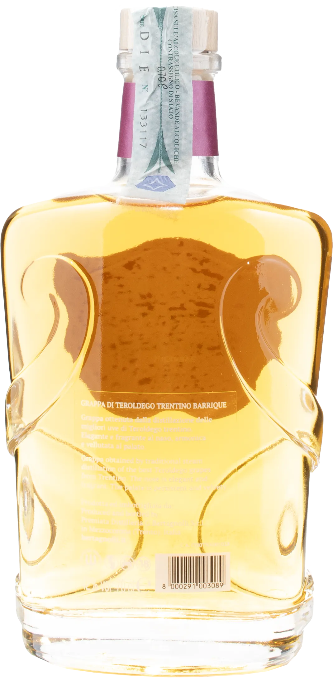 Distilleria Bertagnolli Grappa di Teroldego Barrique
