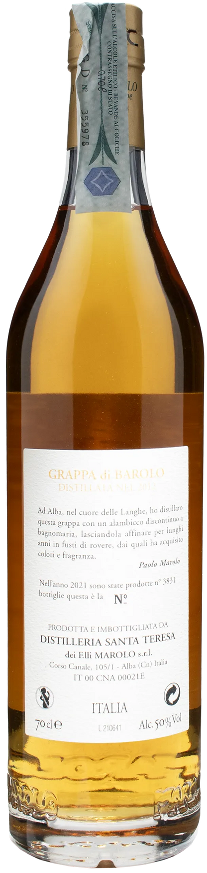 Distilleria Marolo Grappa di Barolo 9 Y.O. 0.7L
