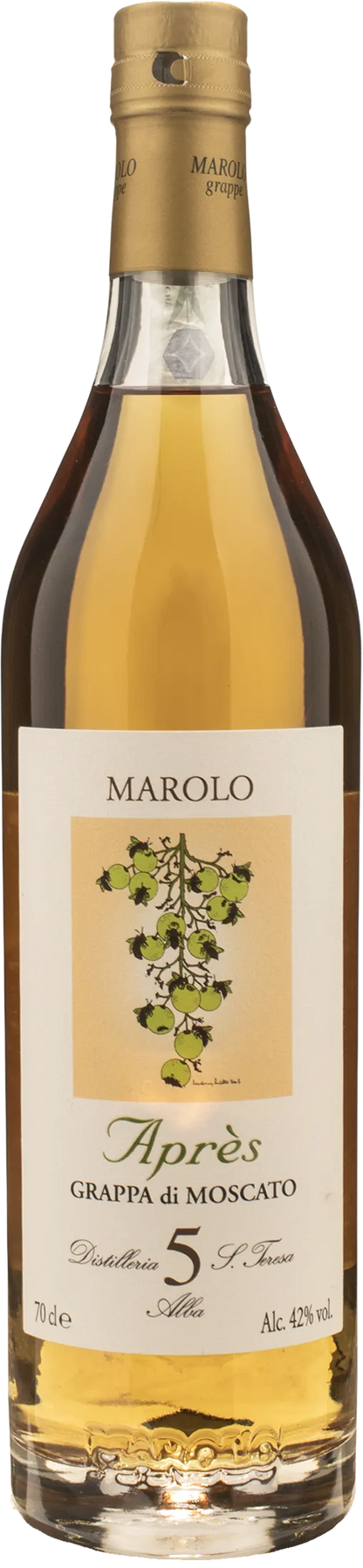 Distilleria Marolo Grappa di Moscato Apres 5 Anni 0.7L