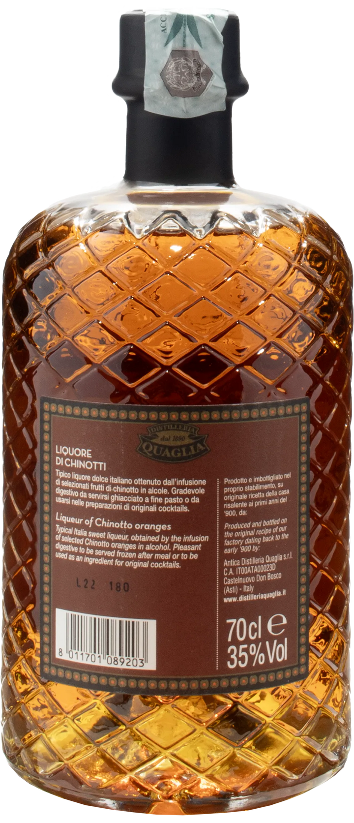 Distilleria Quaglia Liquore di Chinotto 0.7L