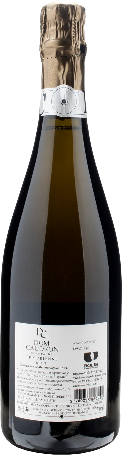 Dom Caudron Champagne Brut Epicurienne Vieilles Vignes