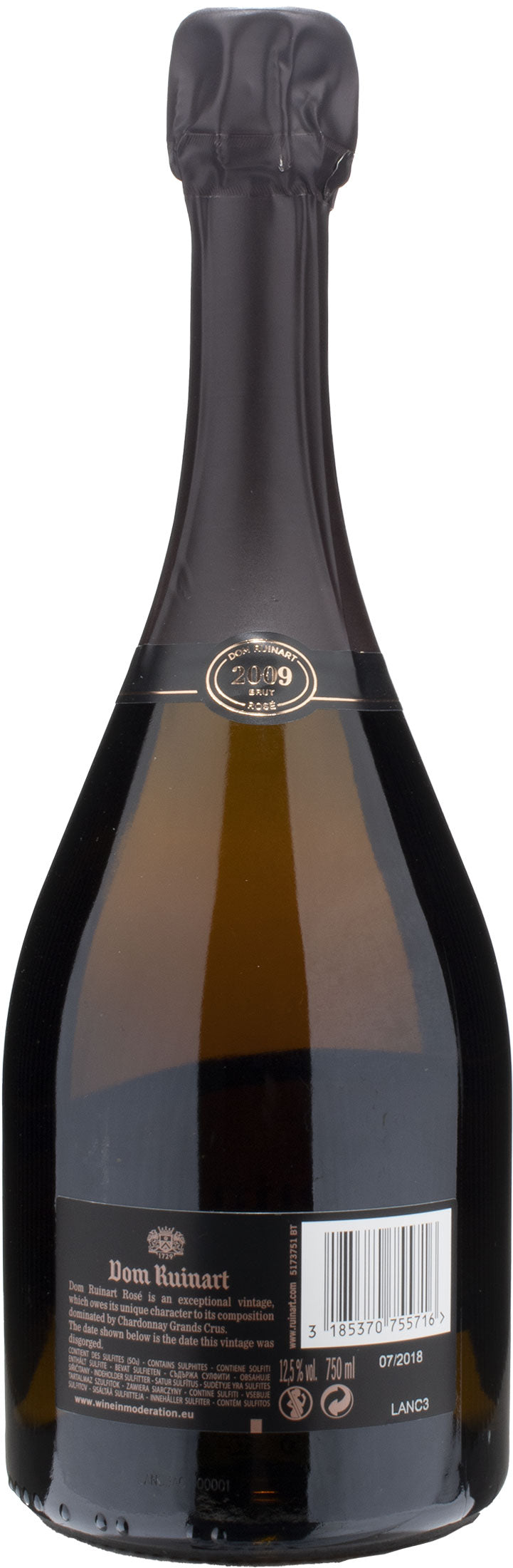 Dom Ruinart Champagne Rosé Brut 2009