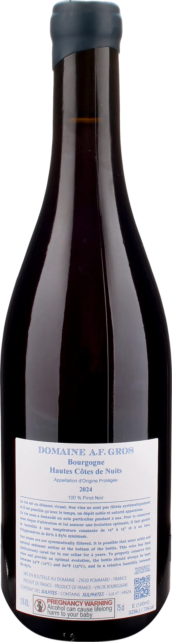 Domaine A.F. Gros Bourgogne Hautes Cotes de Nuits 2024