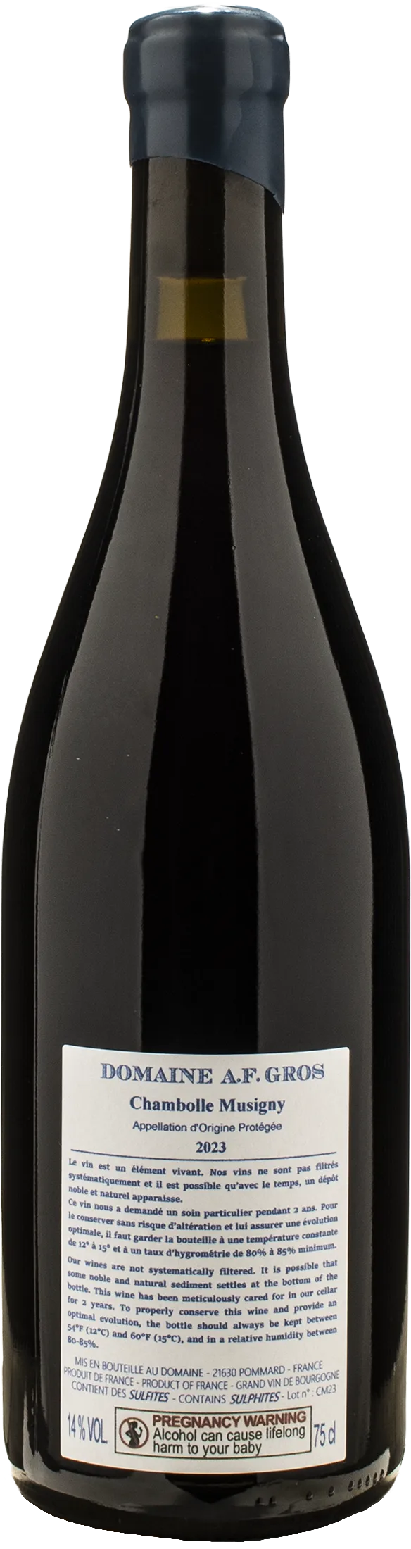 Domaine A.F. Gros Chambolle Musigny 2023