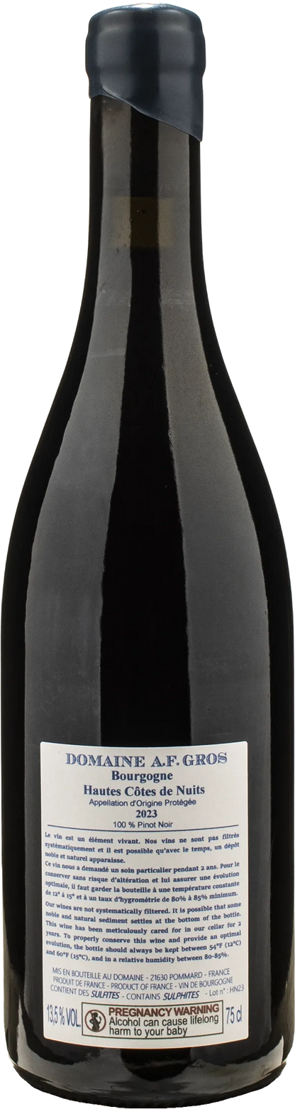 Domaine A.F. Gros Hautes Cotes de Nuits Rouge 2023