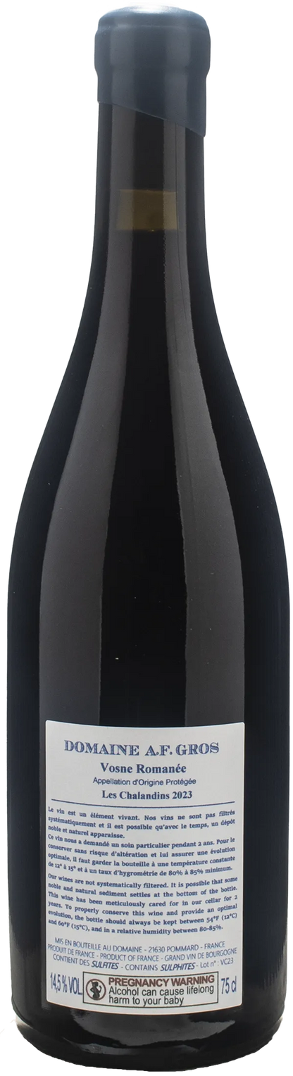 Domaine A.F. Gros Vosne Romanee Les Chalandins 2023