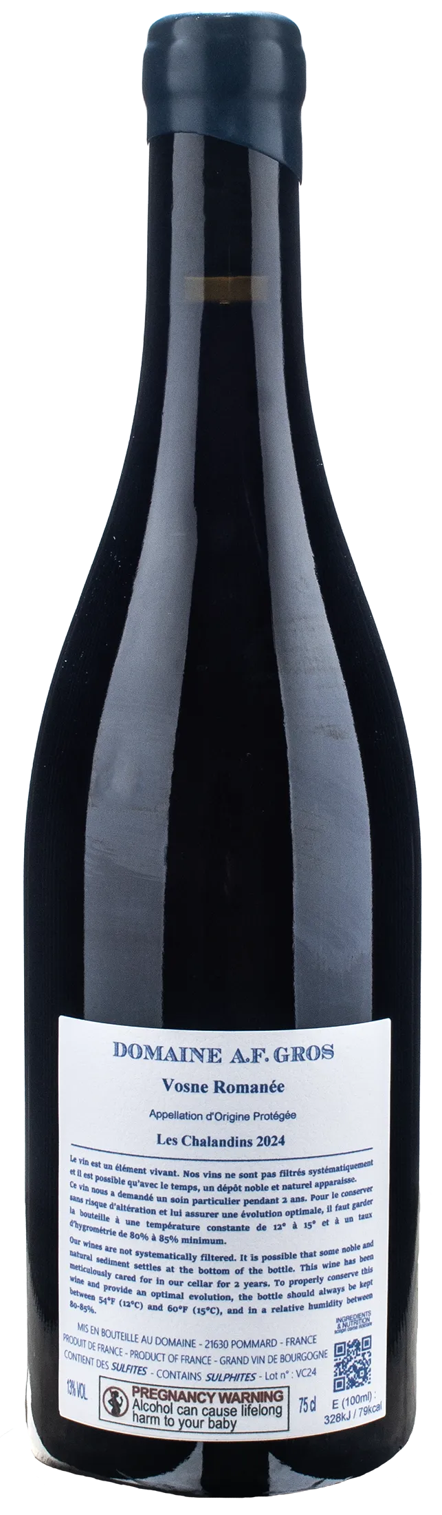 Domaine A.F. Gros Vosne Romanee Les Chalandins 2024