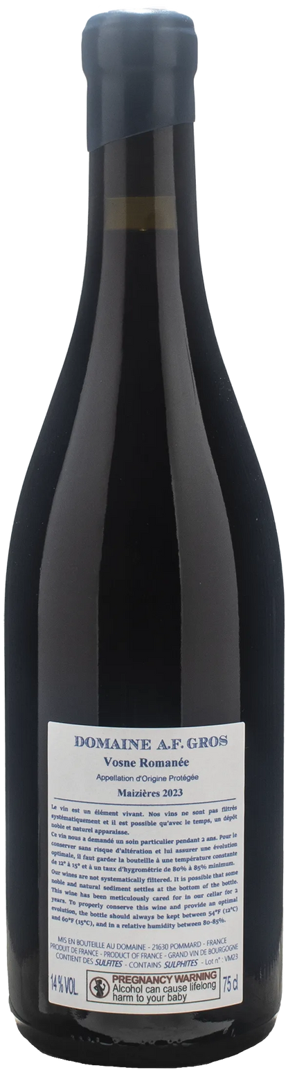 Domaine A.F. Gros Vosne Romanee Maizieres 2023