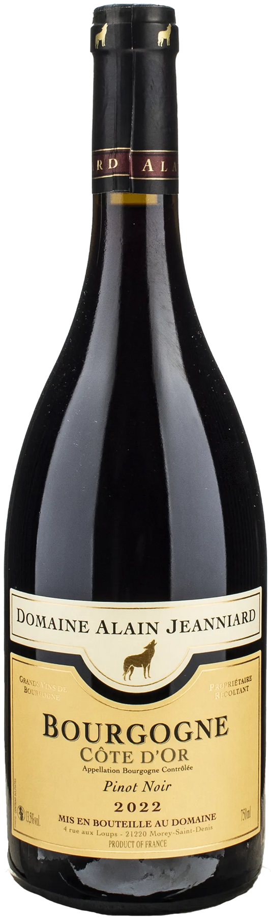 Alain Jeanniard Bourgogne Cote d'Or Pinot Noir 2022