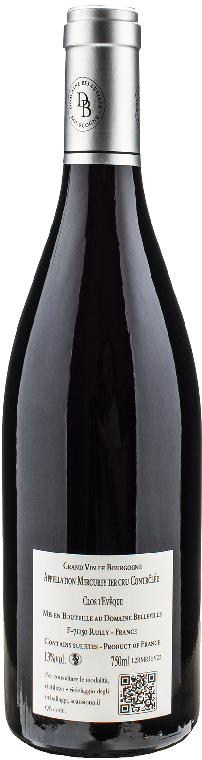 Domaine Belleville Mercurey Rouge 1er Cru Clos L'eveque 2022