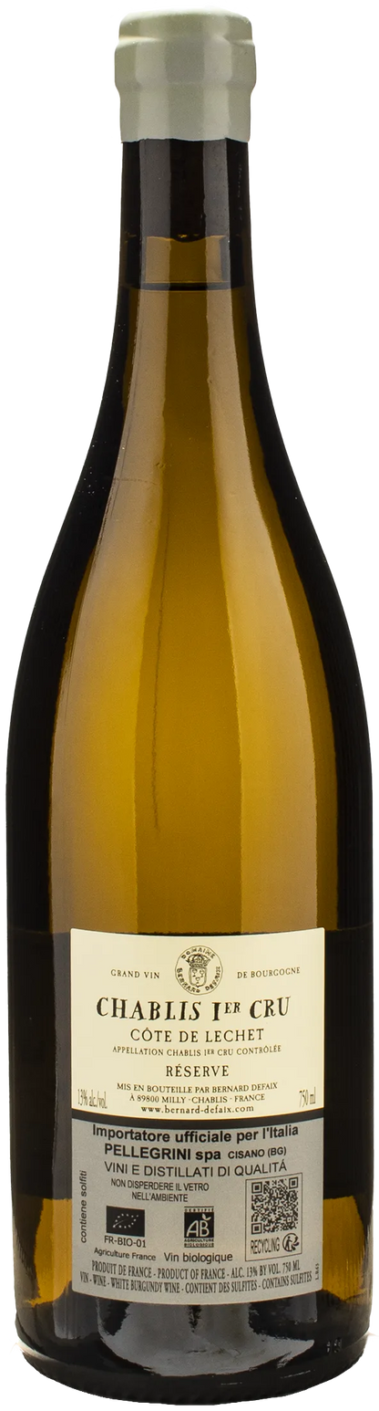 Domaine Bernard Defaix Chablis 1er Cru Cote de Lechet Reserve 2022