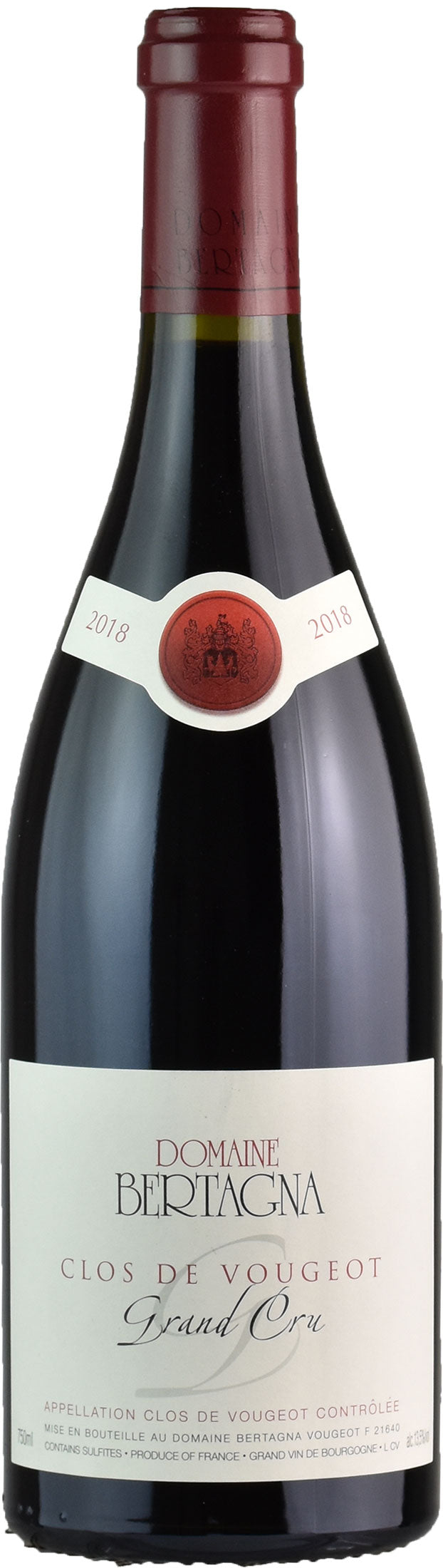 Domaine Bertagna Clos de Vougeot Grand Cru 2018
