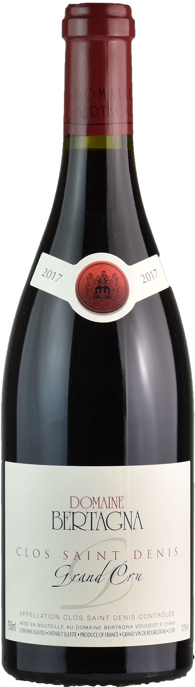 Domaine Bertagna Clos Saint Denis Grand Cru 2017