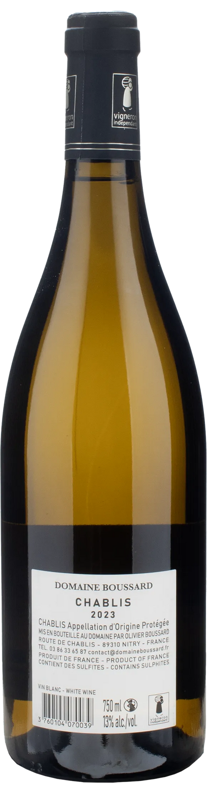 Domaine Boussard Chablis 2023