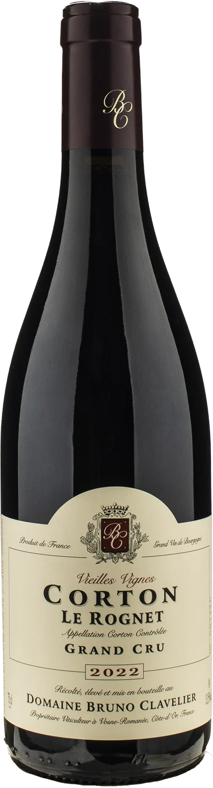 Domaine Bruno Clavelier Corton Grand Cru Vieilles Vignes Le Rognet 2022