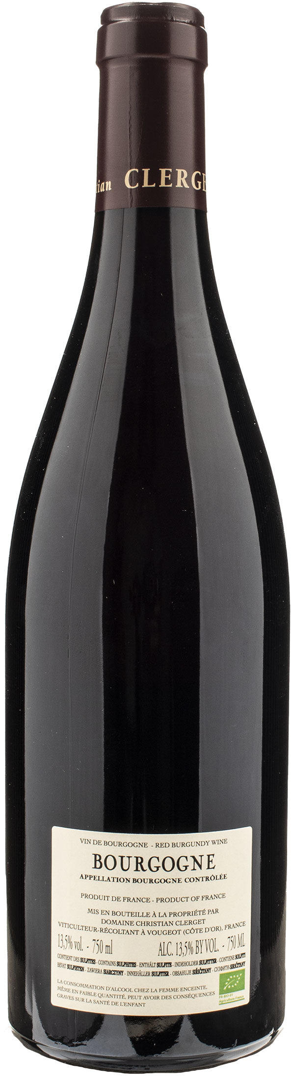 Domaine Clerget Bourgogne Rouge 2021
