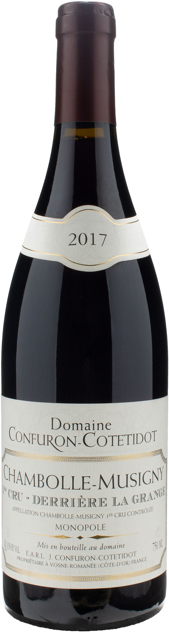 Domaine Confuron Cotetidot Chambolle Musigny 1er Cru Derriere La Grange 2017