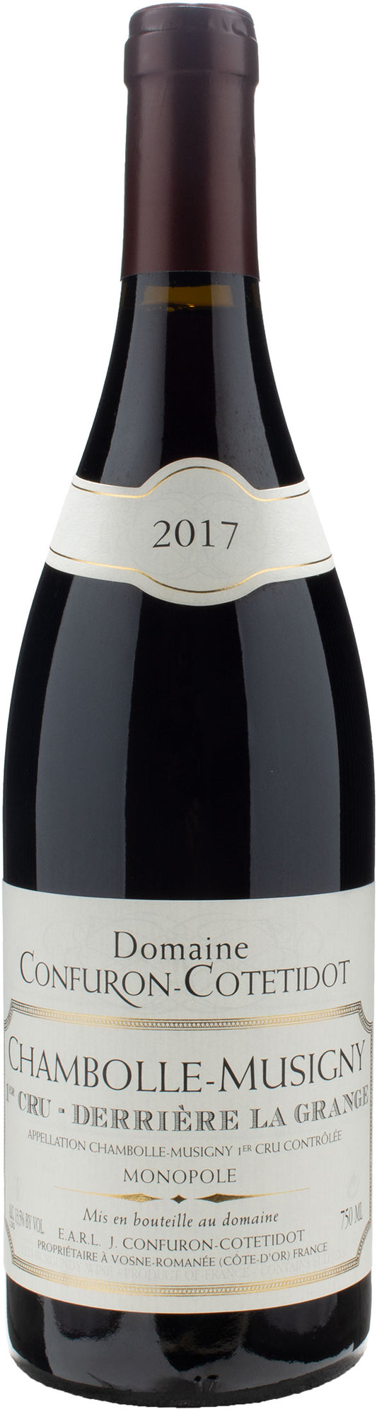 Domaine Confuron Cotetidot Chambolle Musigny 1er Cru Derriere La Grange 2017