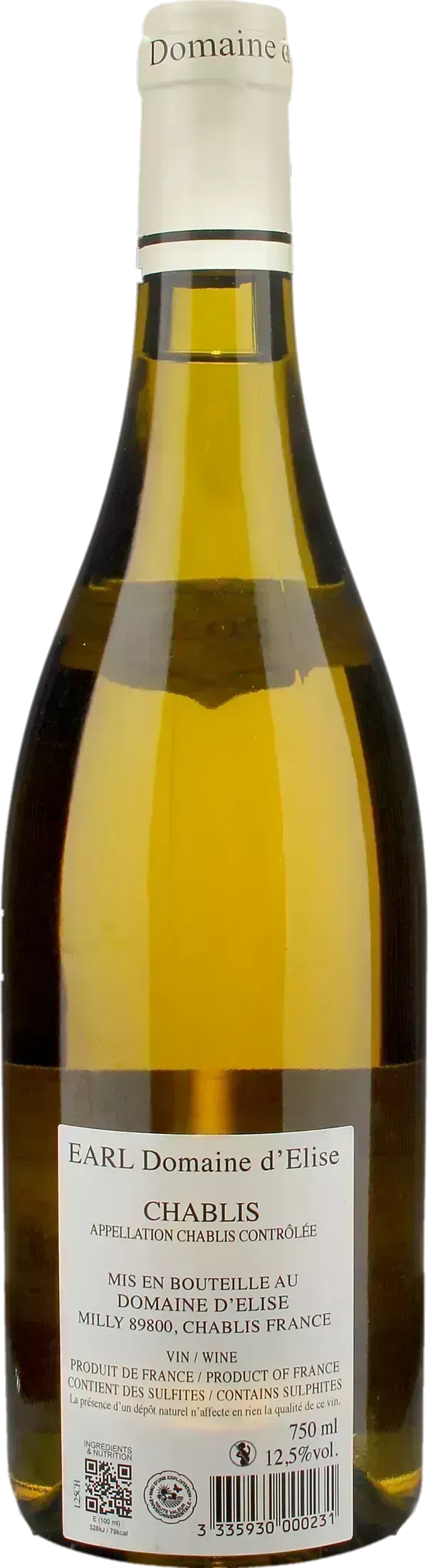 Domaine d'Elise Chablis 2025