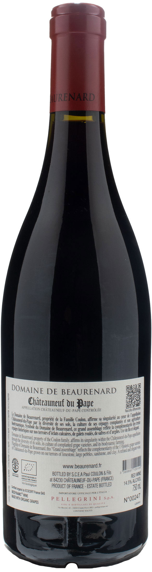 Domaine de Beaurenard Chateauneuf du Pape Rouge 2020