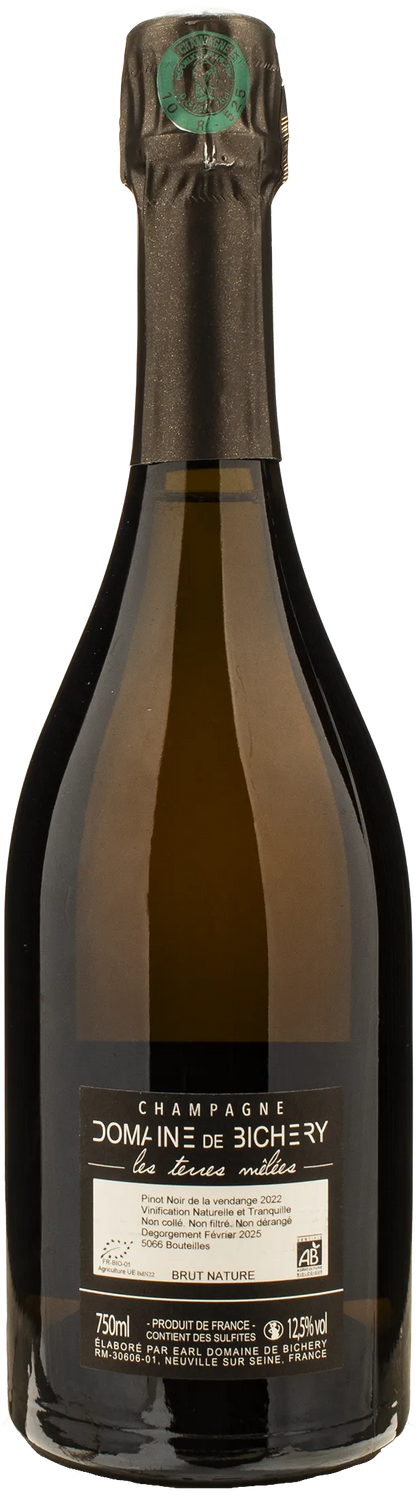 Domaine De Bichery Champagne Brut Nature Les Terres Melees