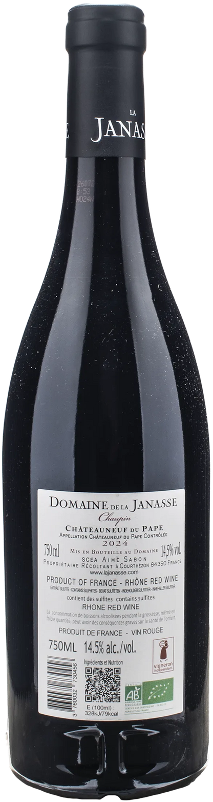 Domaine de La Janasse Chateauneuf du Pape Chaupin Rouge 2024
