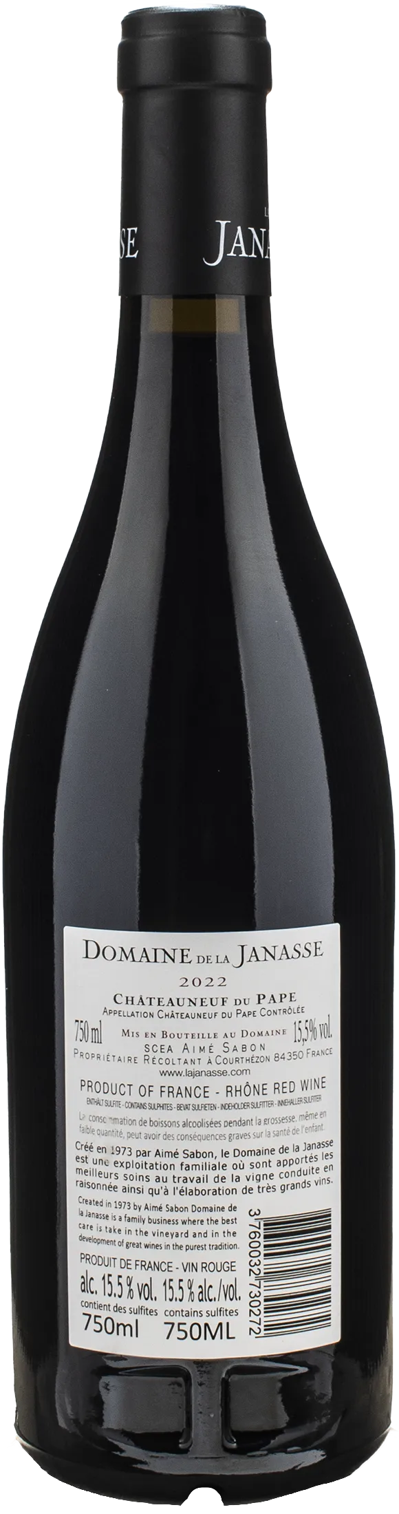 Domaine de La Janasse Chateauneuf du Pape Rouge 2022