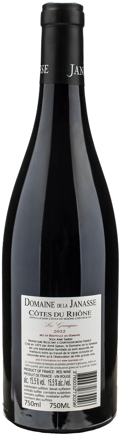 Domaine de La Janasse Cotes du Rhone Les Garrigues 2022