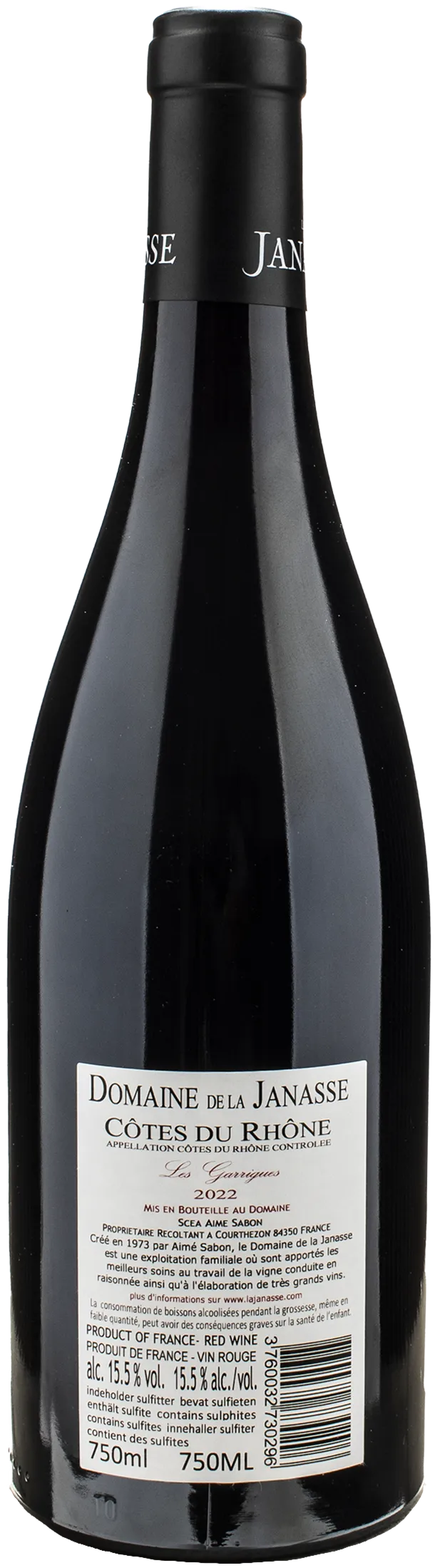 Domaine de La Janasse Cotes du Rhone Les Garrigues 2022