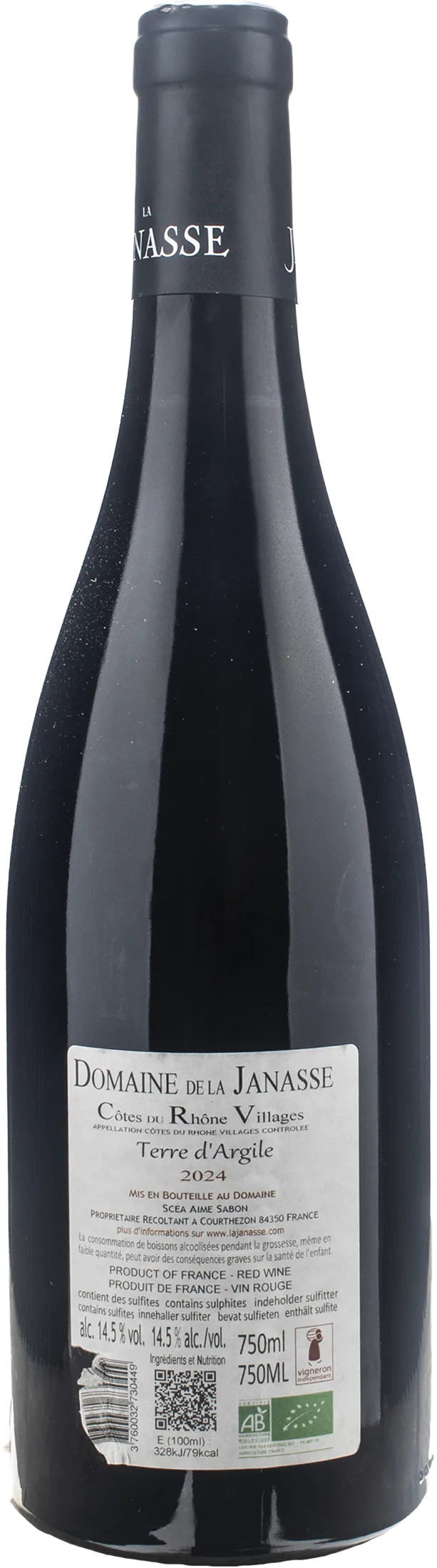 Domaine de La Janasse Cotes du Rhone Village Terre d'Argile 2024