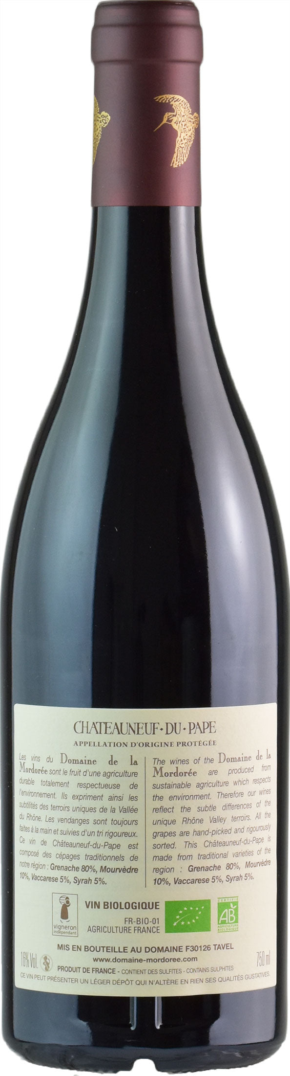 Domaine de la Mordoree Chateauneuf du Pape Rouge La Reine des Bois 2019