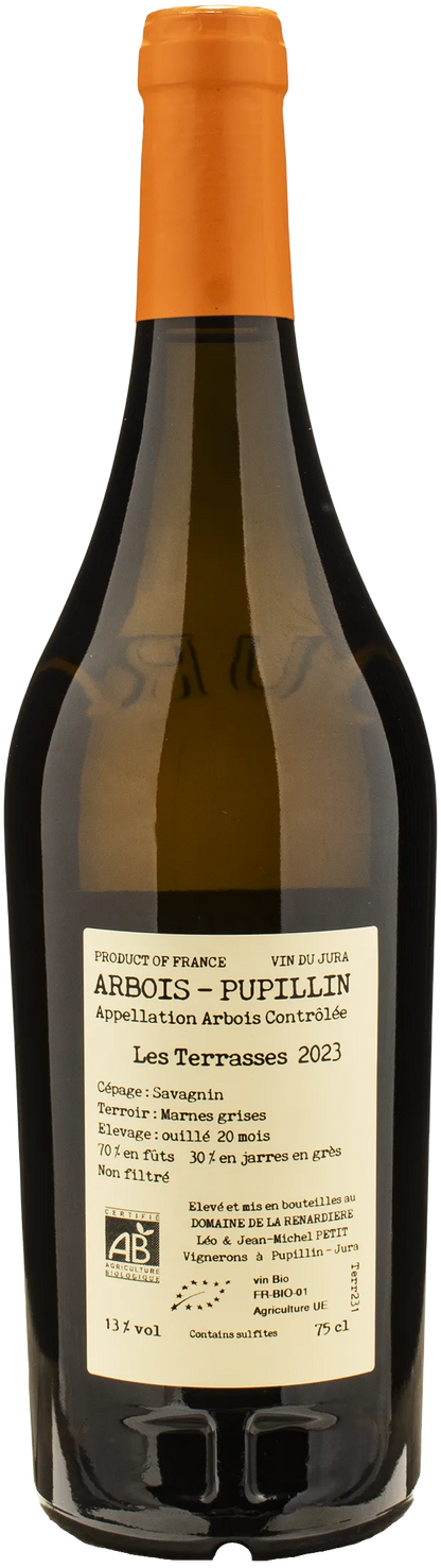 Domaine de la Renardiere Arbois Pupillin Les Terrasses 2023