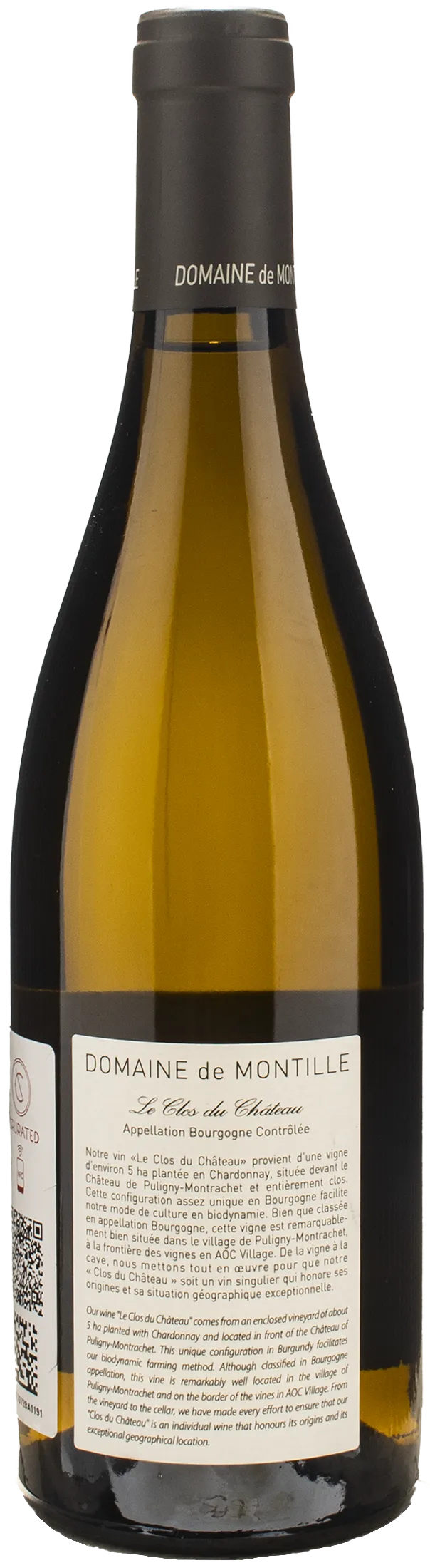 Domaine de Montille Bourgogne Blanc Le Clos du Chateau 2022