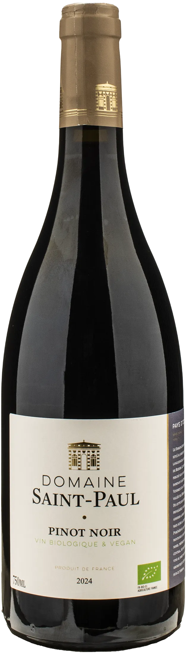 Domaine de Saint Paul Pinot Noir 2024
