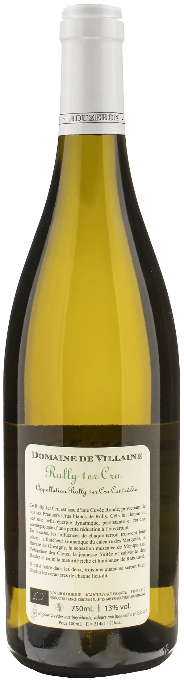 Domaine de Villaine Rully Blanc 1er Cru 2021