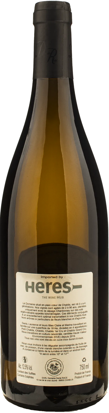 Domaine Denis Race Chablis 1er Cru Montmains Vieilles Vignes 2022