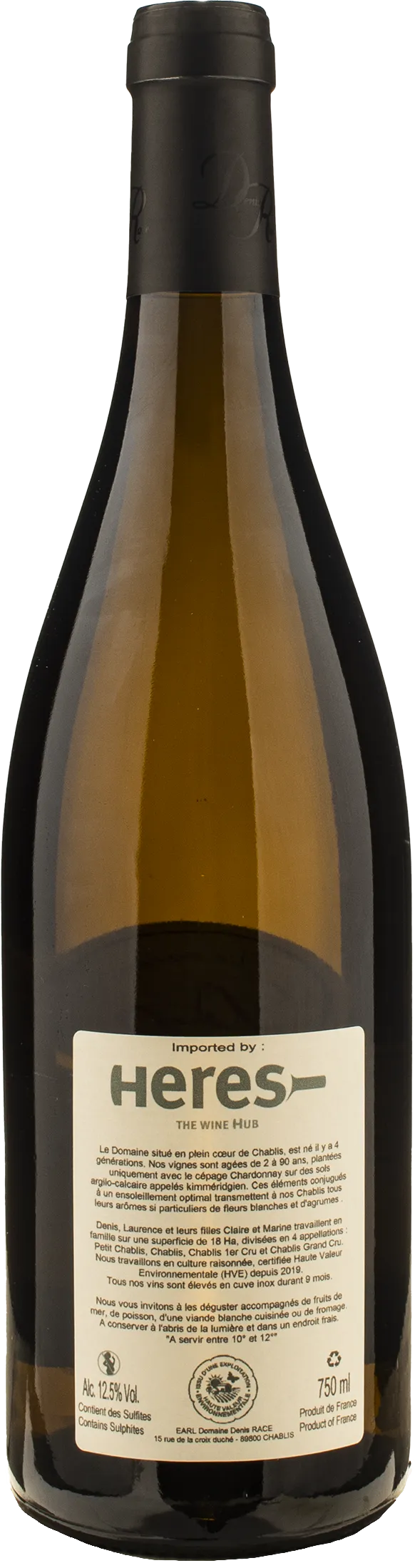 Domaine Denis Race Chablis 1er Cru Vaillons 2023