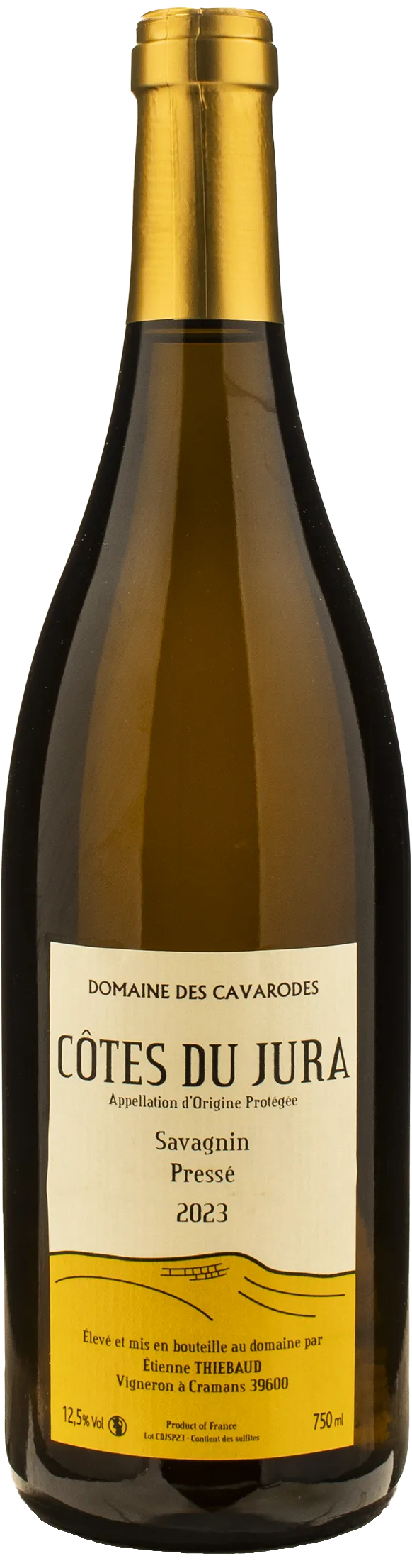 Domaine des Cavarodes Cotes du Jura Savanin Presse 2023