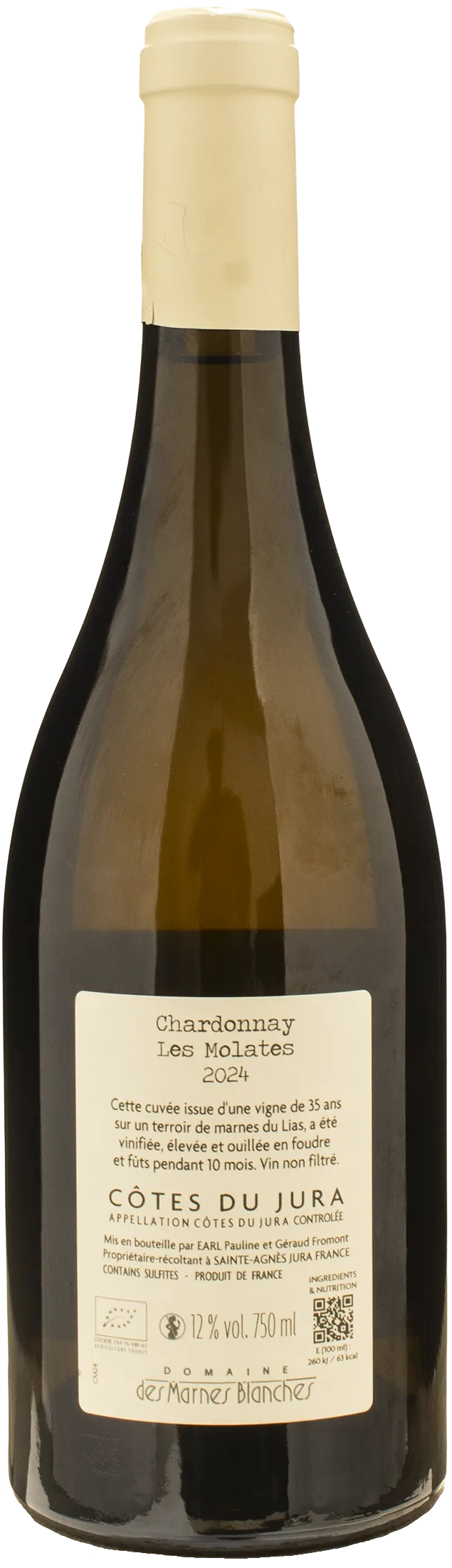 Domaine des Marnes Blanches Chardonnay Les Molates 2024
