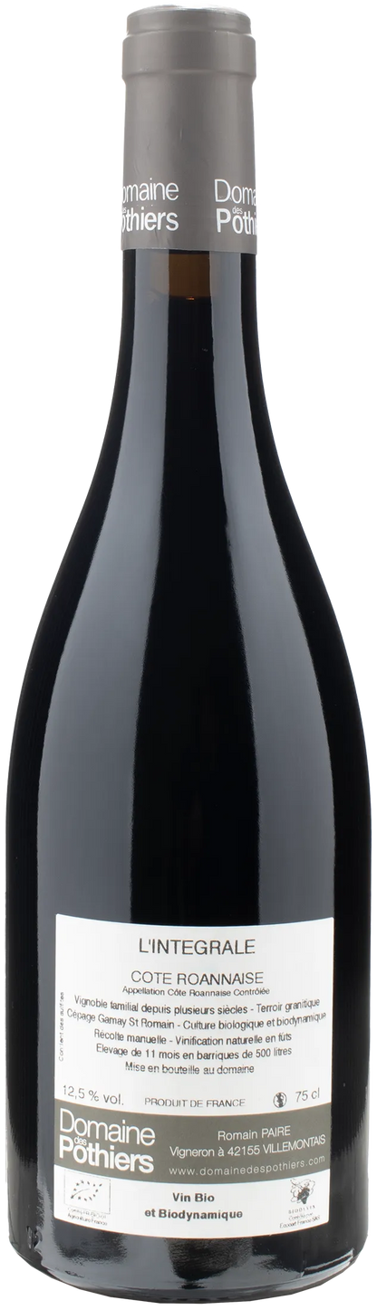 Domaine des Pothiers Cote Roannaise Rouge L'Integrale 2022