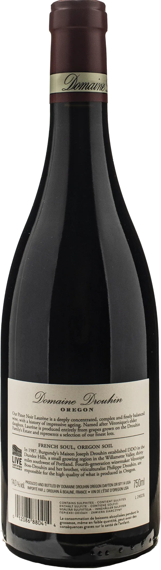 Domaine Drouhin Laurene Oregon Dundee Hills Pinot Noir 2022