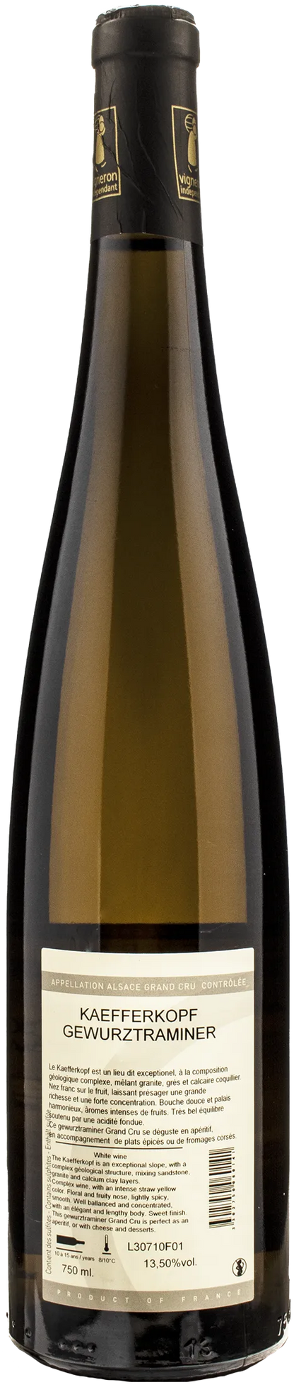 Domaine du Moulin de Dusenbach Gewurztraminer Grand Cru Kaefferkopf 2020