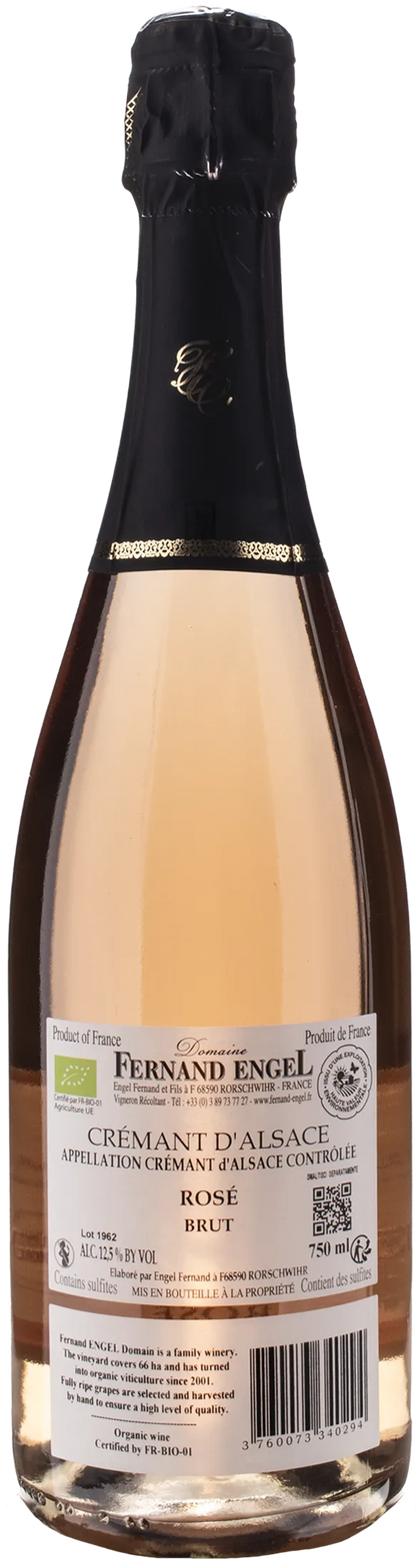 Domaine Fernand Engel Cremant D'Alsace Mèthode Traditionnelle Brut Rosé