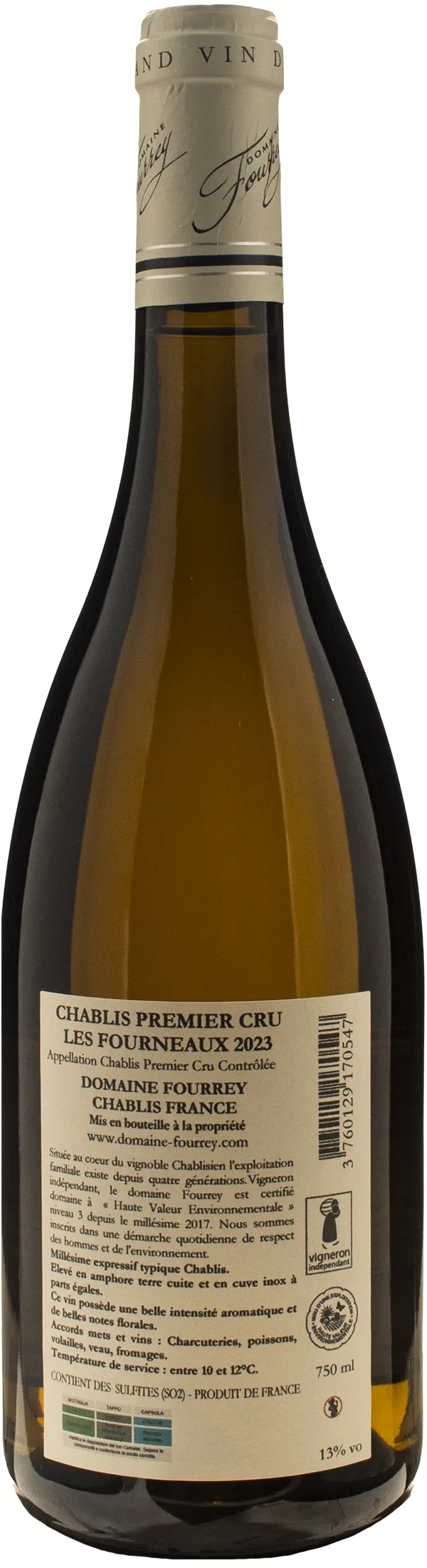 Domaine Fourrey Chablis 1er Cru Les Forneaux 2023