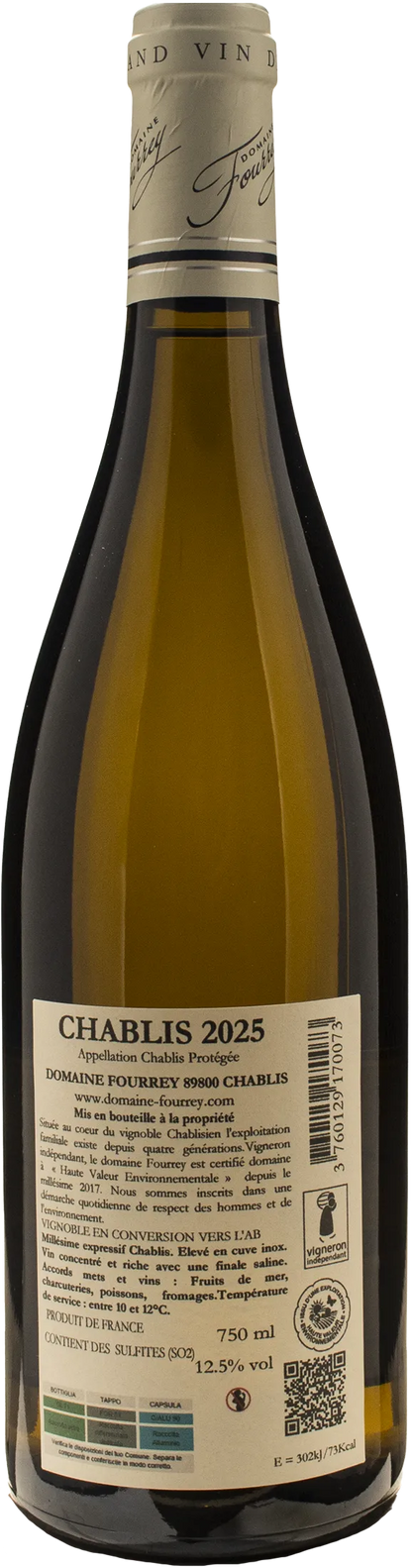 Domaine Fourrey Chablis 2025