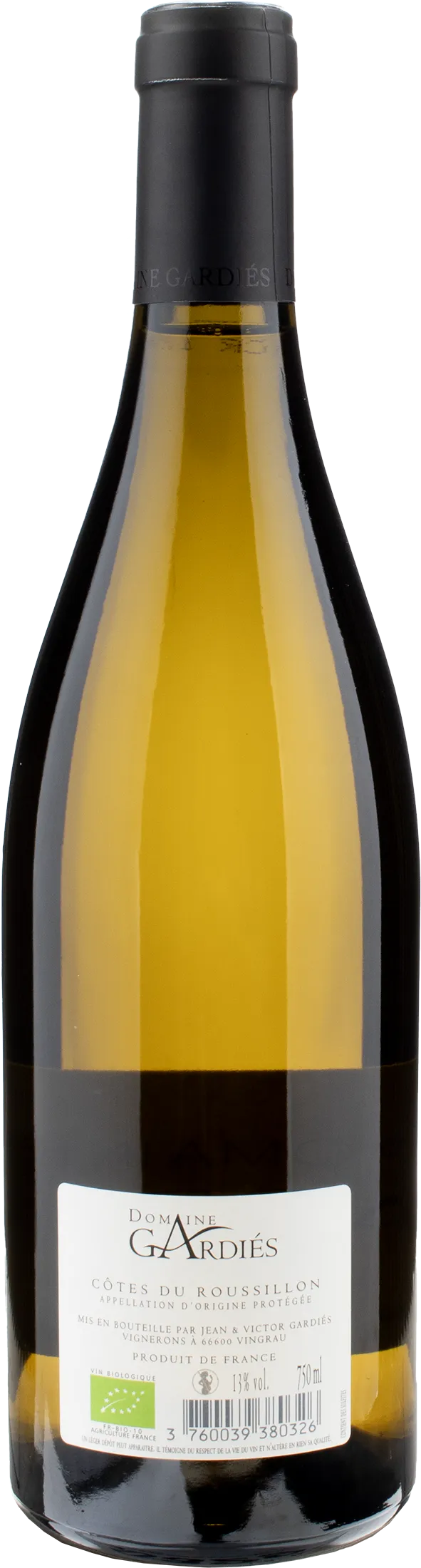 Domaine Gardies Cotes du Roussillon Blanc Les Glaciaires 2022