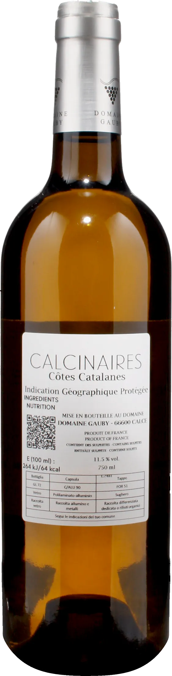 Domaine Gauby Cotes Catalanes Blanc Calcinares 2024