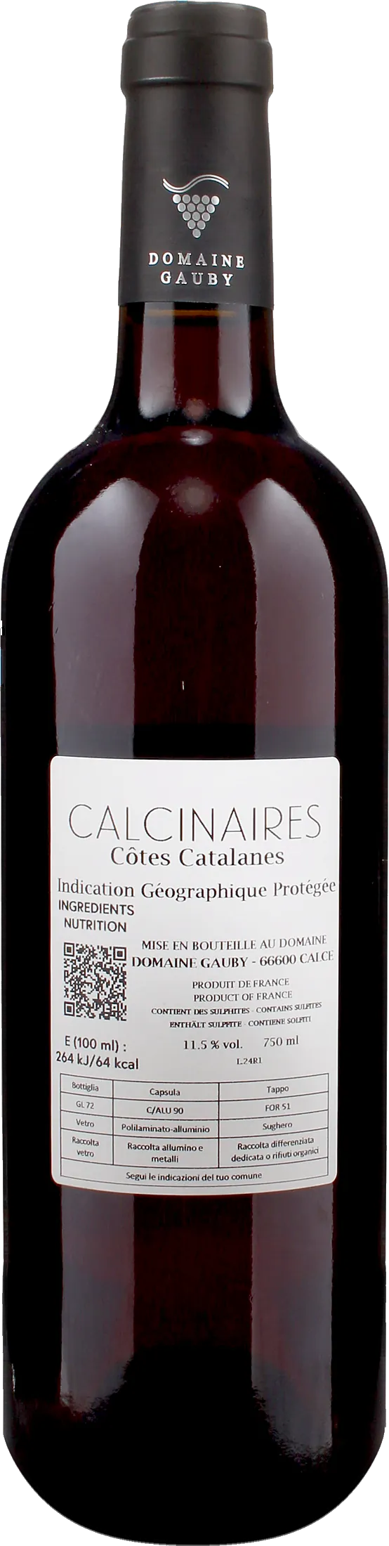 Domaine Gauby Cotes Catalanes Calcinares 2024