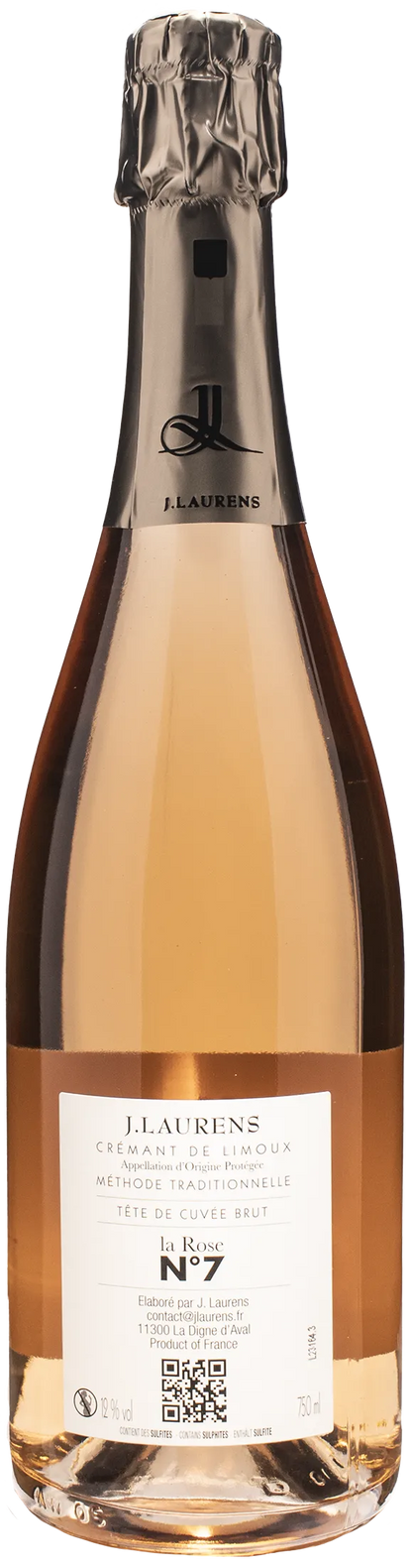 Domaine J. Laurens Crémant de Limoux La Rose N° 7 Rosé Brut